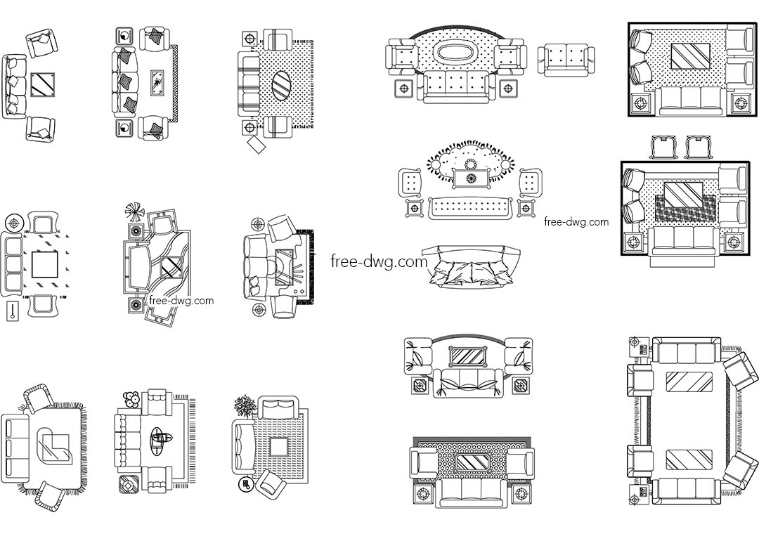 Блоки кухонной мебели autocad